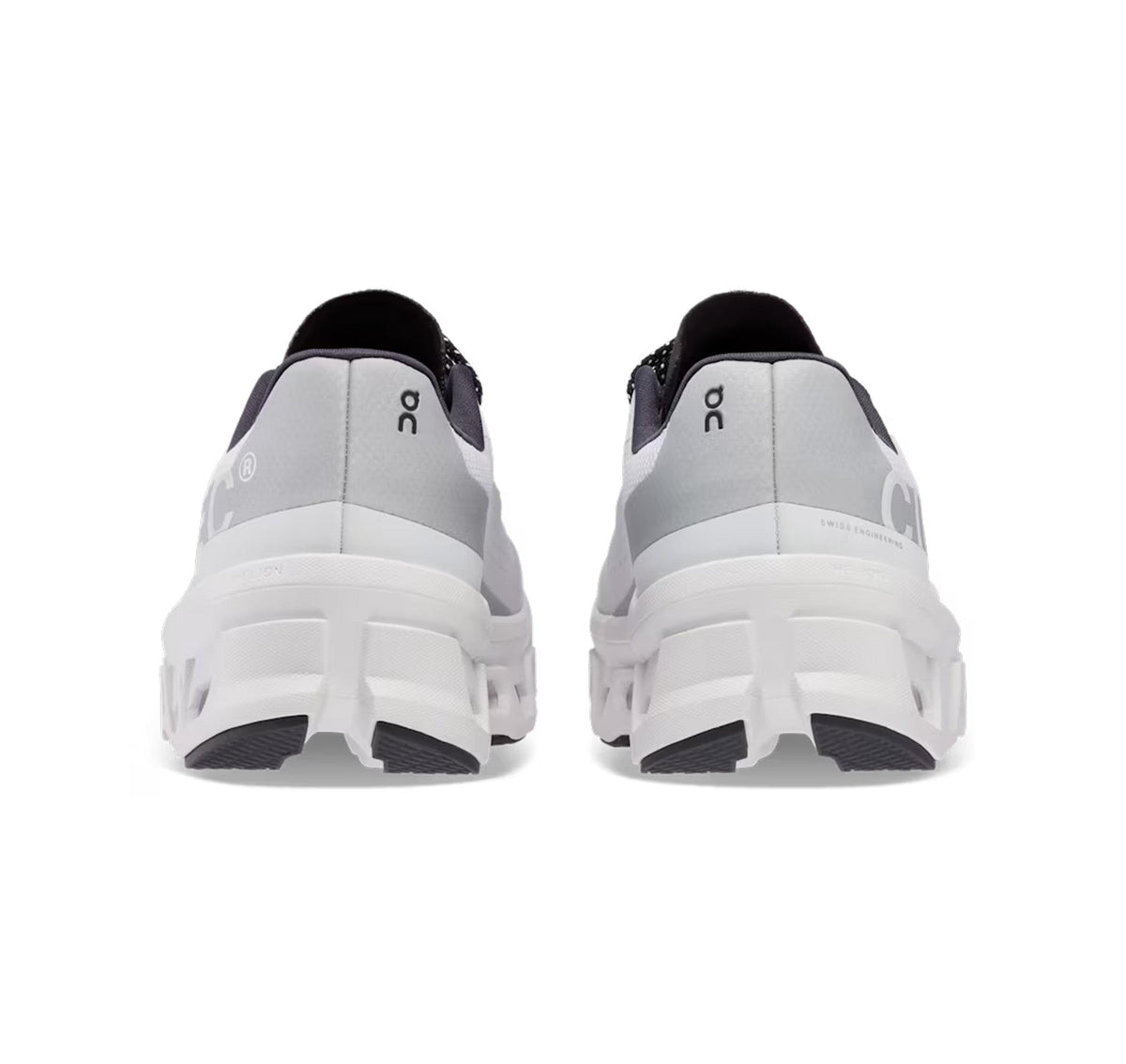 On Women's Cloudmonster All White Running Shoes