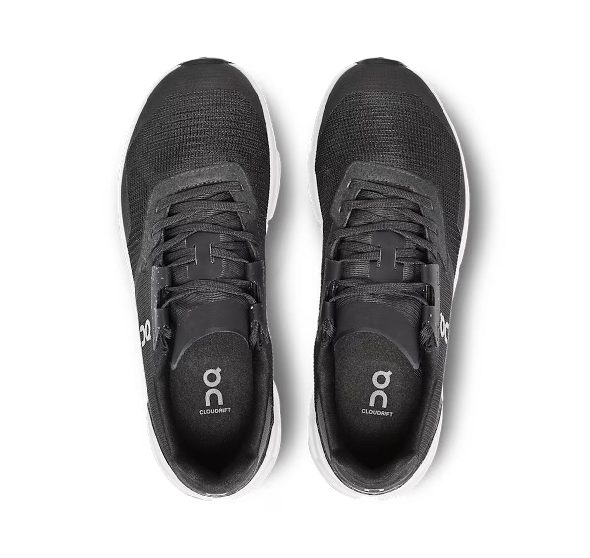 On Women's Cloudrift Black/White Lifestyle Sneakers