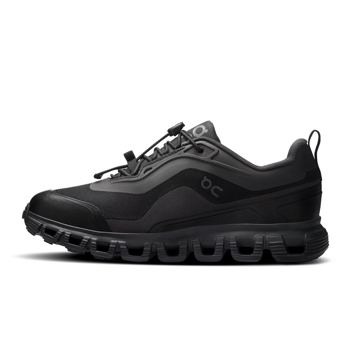 On Women's Cloud 6 Geo Waterproof Black/Black Lifestyle Sneakers