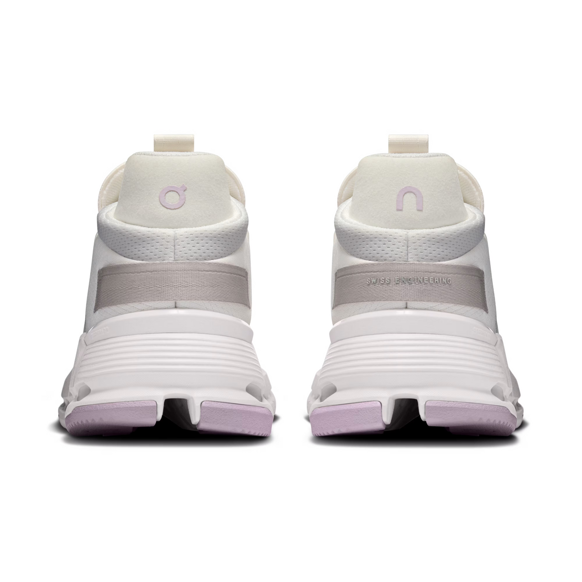 On Women's Cloudnova 2 White/Orchid Lifestyle Sneakers