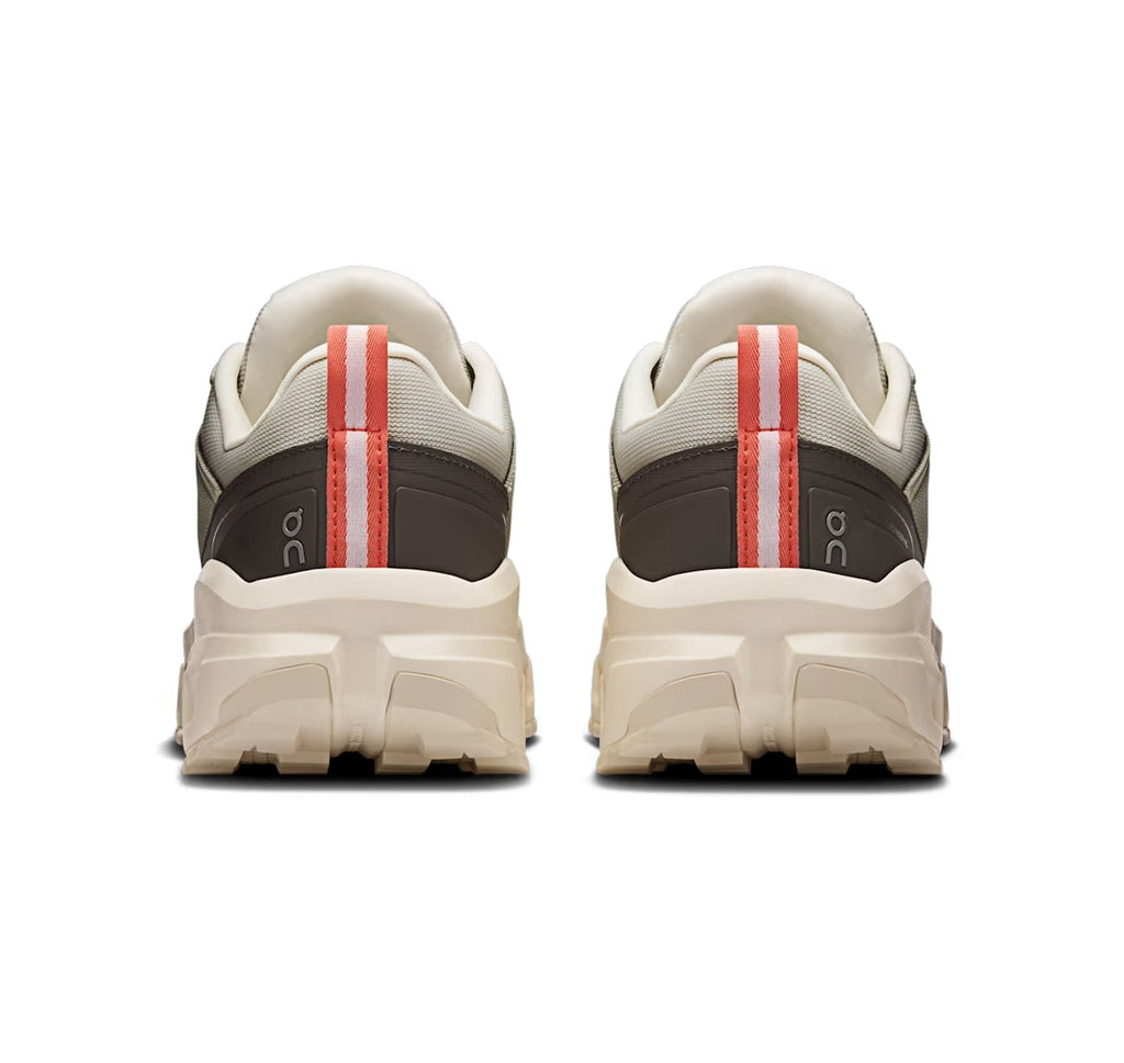 On Women's Cloudrock Low Waterproof Ivory Hiking Shoes