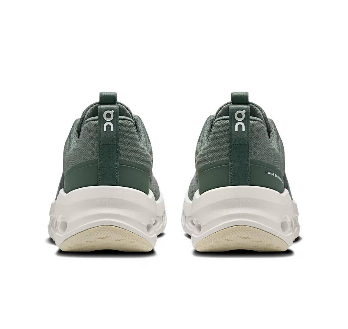 On Big Kids' Cloudleap Olive/Ghost Athletic Shoes