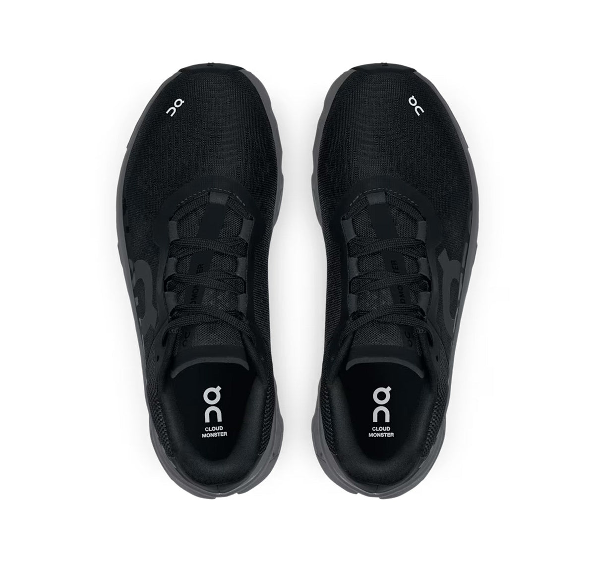 On Women's Cloudmonster Black/Magnet Running Shoes