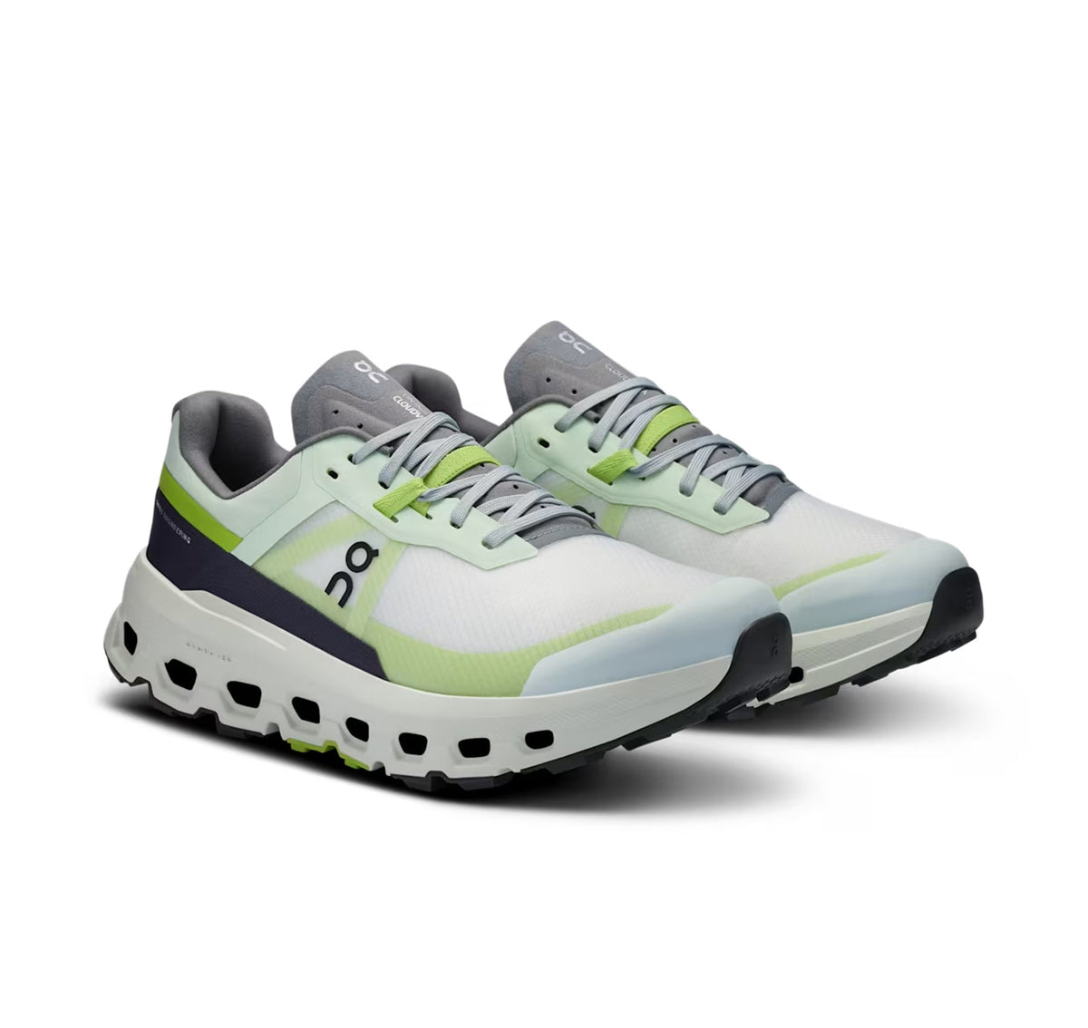 On Women's Cloudvista 2 Lima/Kiwi Trail Running Shoes