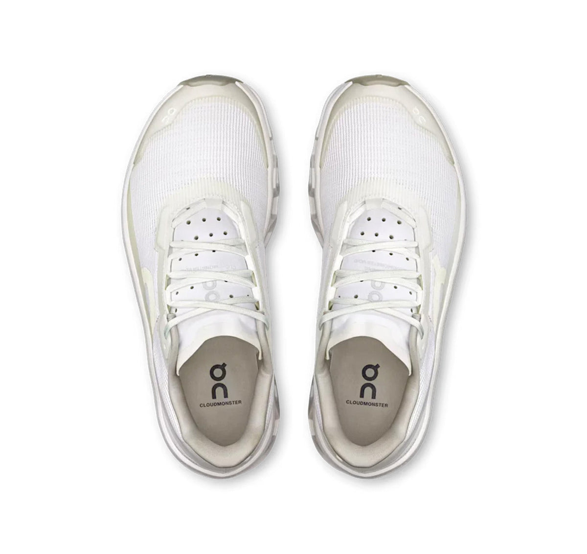 On Women's Cloudmonster Void White Running Shoes